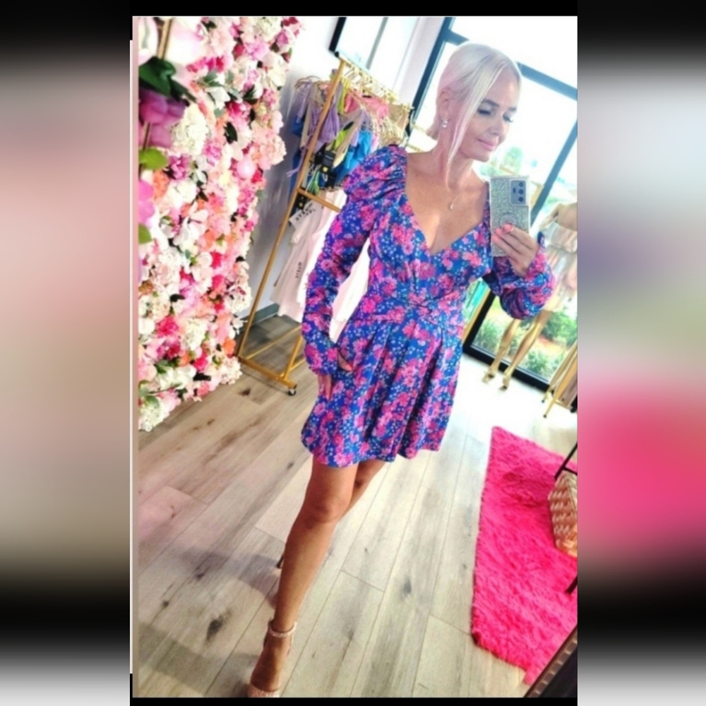 For love and lemons silk dress size Small